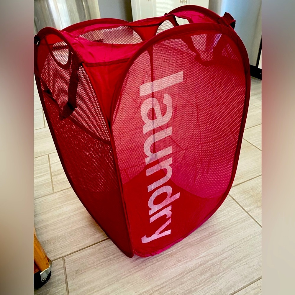 Portable & Collapsible Mesh Pop Up “Laundry Basket”